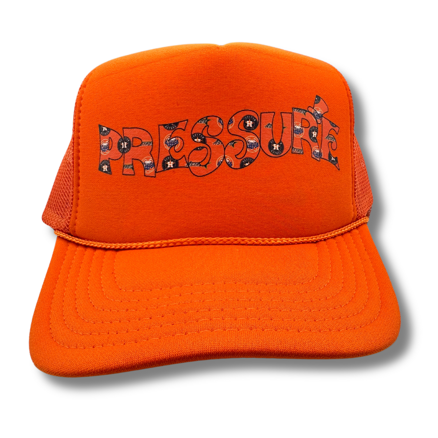 Pressure Trucker Hat-Orange STROS