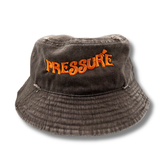 Pressure Bucket Hat-Brown/Orange