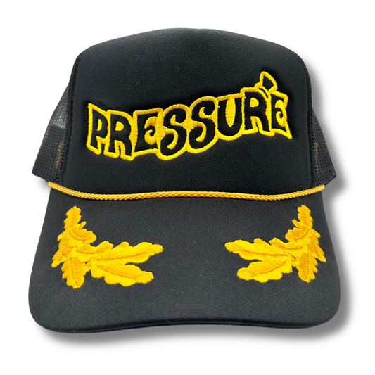 Pressure Trucker Hat-Black/Yellow Navy