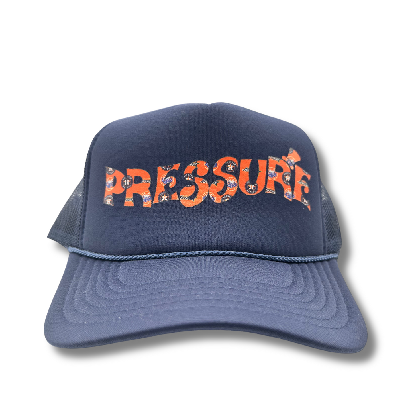 Pressure Trucker Hat-Navy Blue STROS