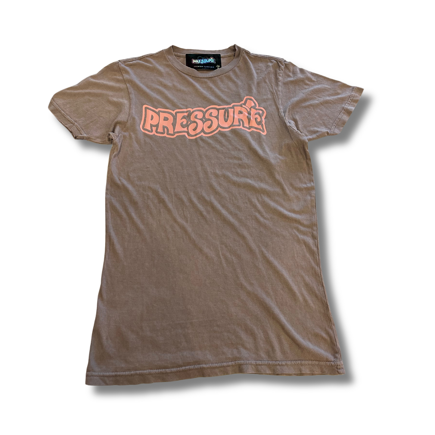 Pressure Classic Logo Tee-Salmon